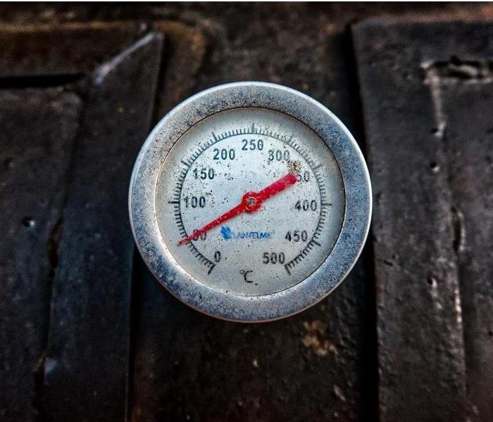 Photo of thermometer outdoors